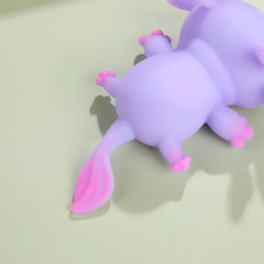 Cartoon Simulated Salamander Sensory Toy | Squeeze Stress Relief Fidget Gift close-up view