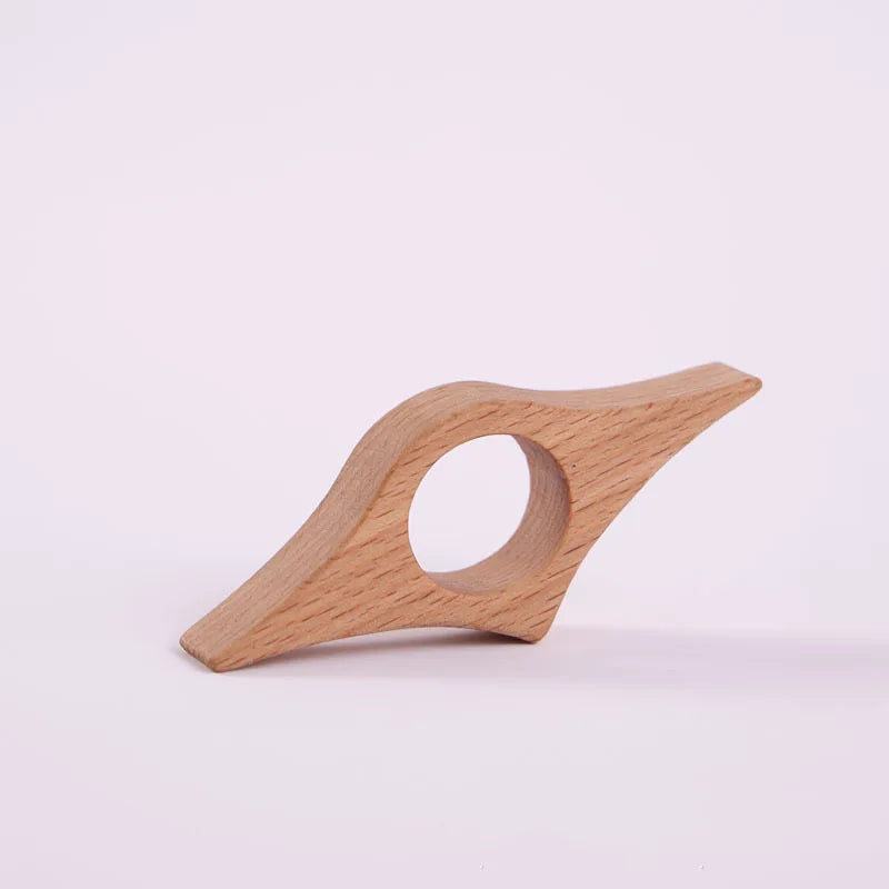 Solid Wood Thumb Book Support Book Page Holder Reading Finger Ring Page Clamp Convenient detail view