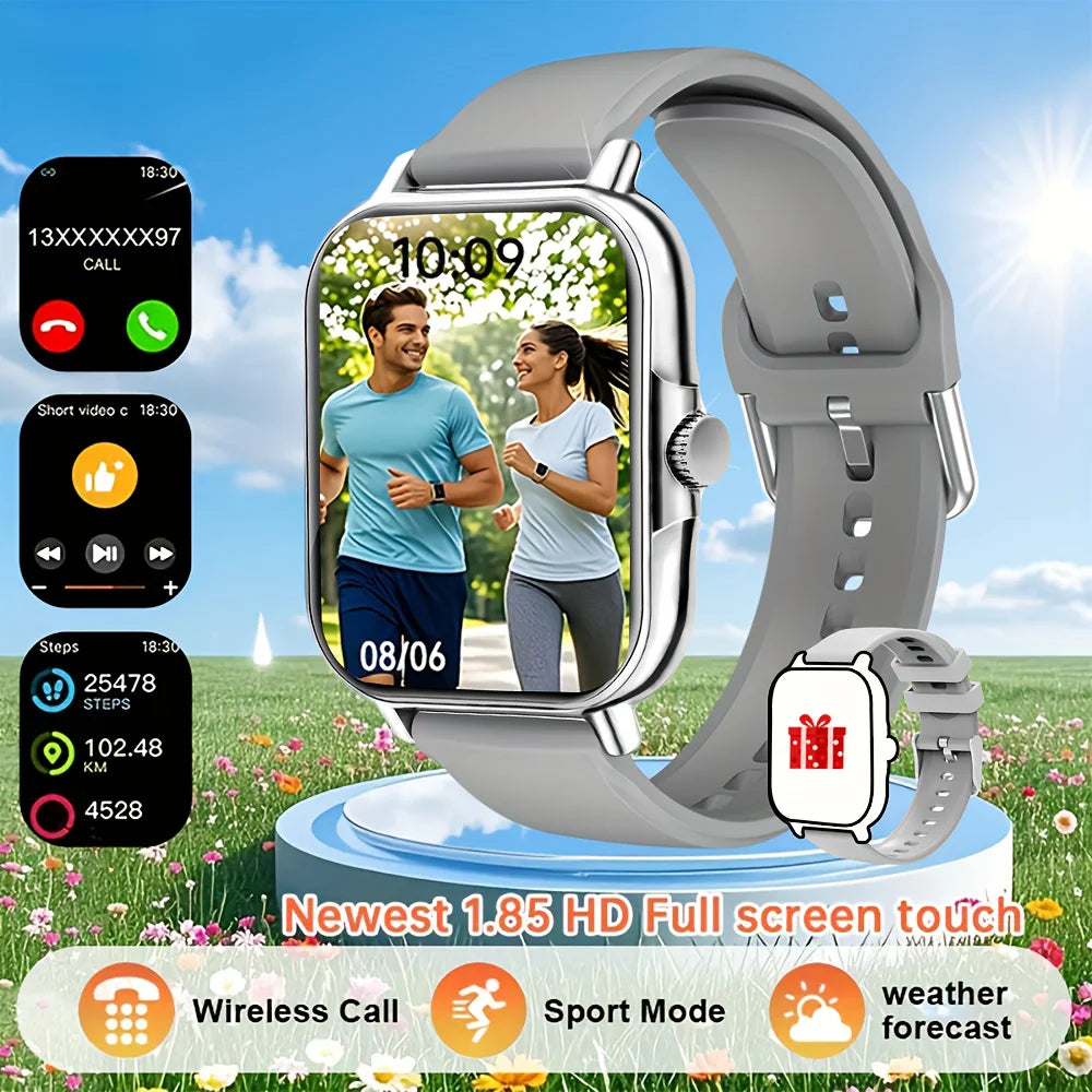 KESHUYOU H6 Plus Smart Watch | 1.85-Inch Bluetooth Calling Fitness Tracker detail view