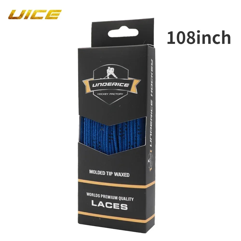 UICE Ice Hockey Shoelaces Box-Packed Ice Hockey Skate Laces 84/96/108/120in Dual Laye lifestyle view
