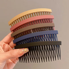 1Pcs Colorful Plastic Side Hair Twist Combs French Twist Comb Women Fine Hair Clips Hairs Styling Accessories Wholesale 7 Colors