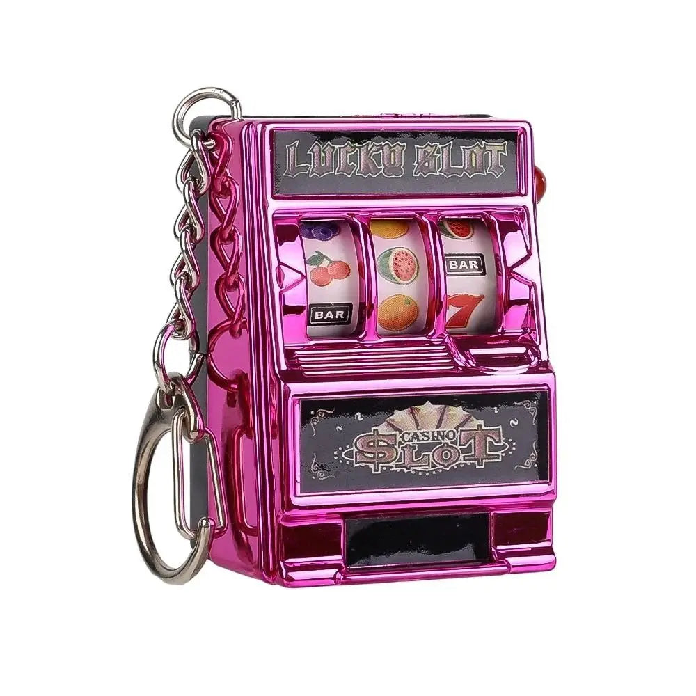 Mini Slot Machine Keychain Stainless Steel alternate view
