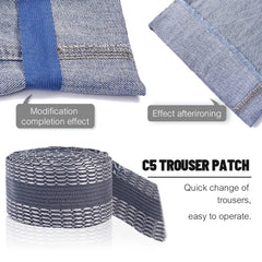 1-5M Self-Adhesive Pants Hem Paste Tape Trouser Edge Paste Iron-on Pant Shorten Repair close-up view
