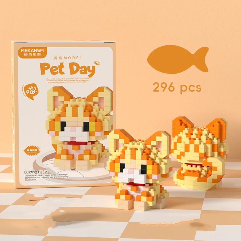 18 in 1 Pet Animal Building Blocks Set | Kids Educational Toy additional angle