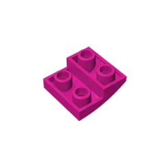 Gobricks GDS-1270 Slope, Curved 2 x 2 Inverted | Compatible with Lego 32803 Building lifestyle view