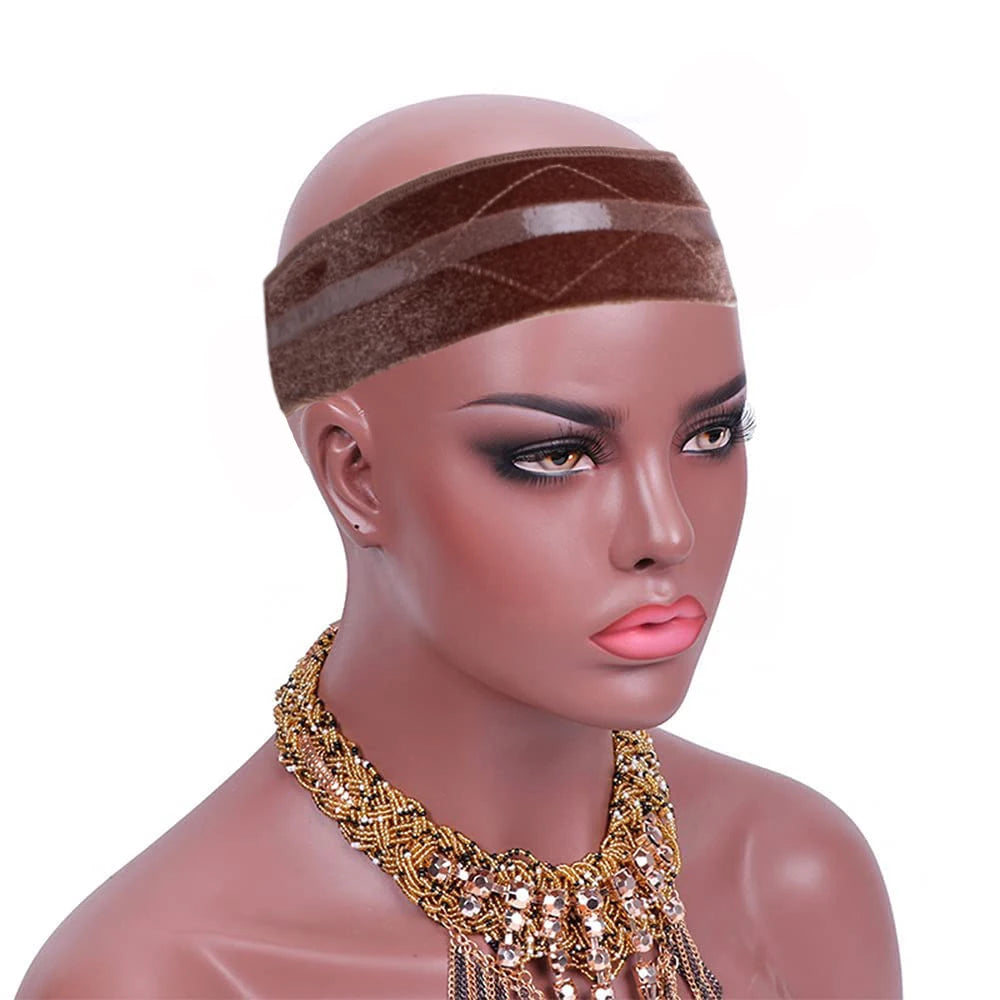 Non-slip Soft Velvet Women Wig Grips Headband Women Silicone Headband Velvet To Hol additional angle