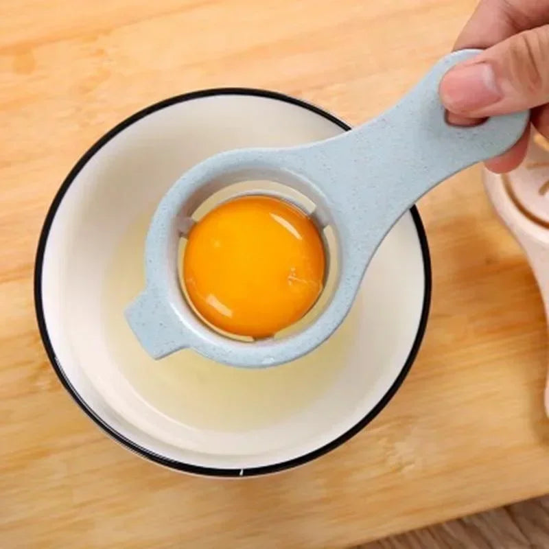 Wheat Straw Egg Separator | Easy Yolk White Kitchen Tool lifestyle view