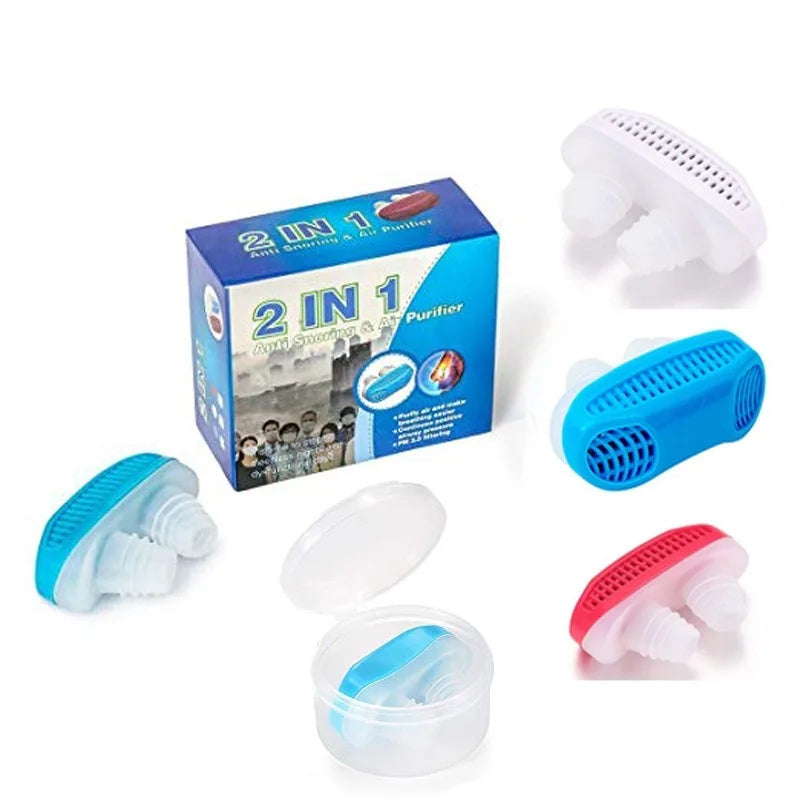 Anti Snoring Nasal Dilators | Silicone Nose Clip for Quiet Sleep additional angle