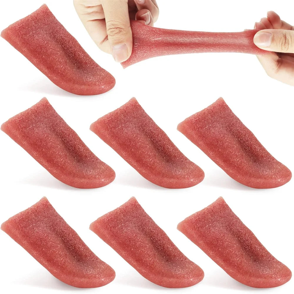 Halloween Fake Tongue Realistic Prop | Stretchable Horror Party Accessory detail view