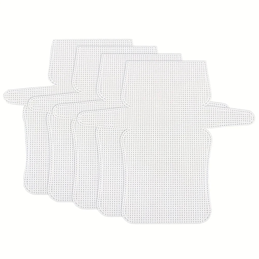 1-4Pcs Plastic Mesh Canvas Sheets Clear Plastic Mesh Sheets Blank Needlepoint Canvas Emb detail view