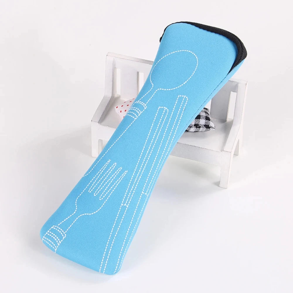 Portable Cutlery Bag | Travel Storage Pouch for Fork and Spoon lifestyle view