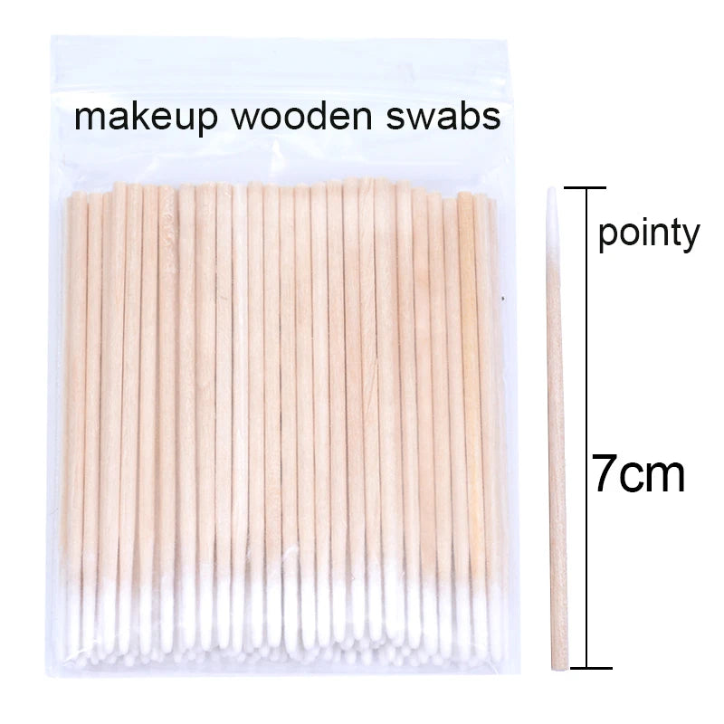 Kekelala 50Pcs Disposable Lip Brushes | Multi-Use Makeup Applicators for Lip Gloss and E detail view