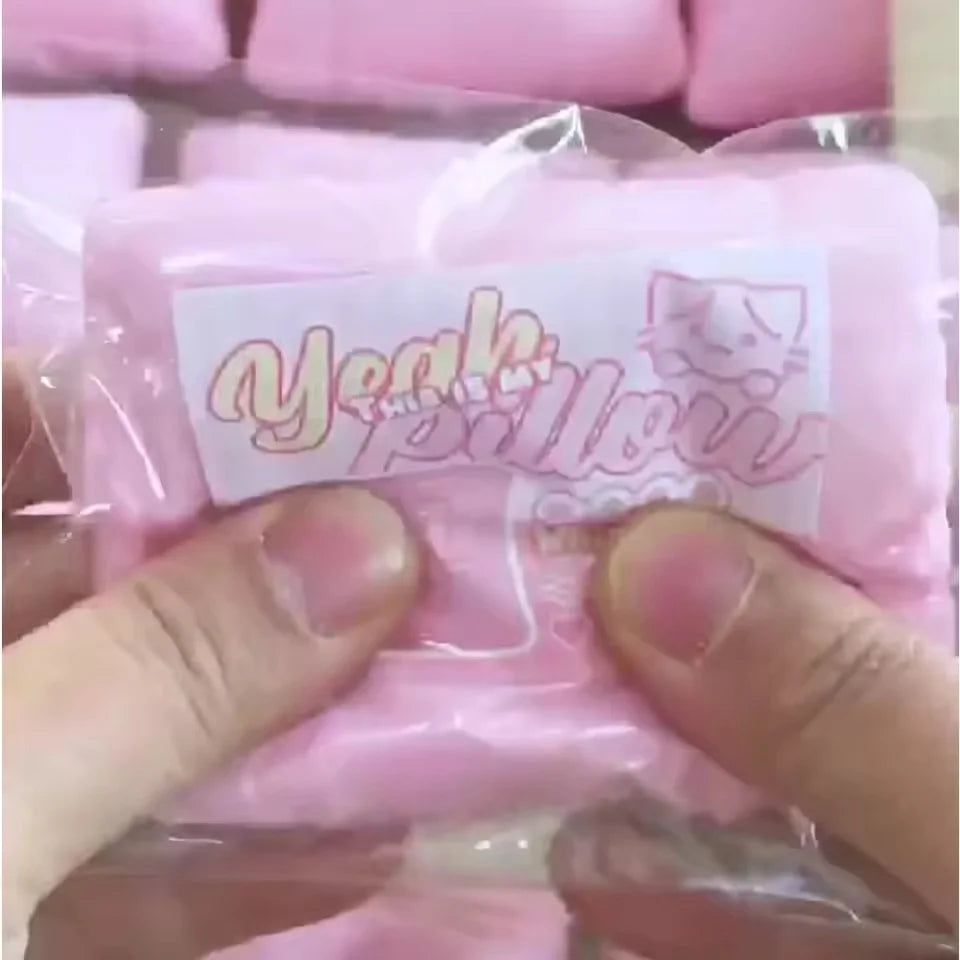 Squishy Simulated Cat Pillow Stress Relief Toy | Slow Rising Sensory Fidget detail view