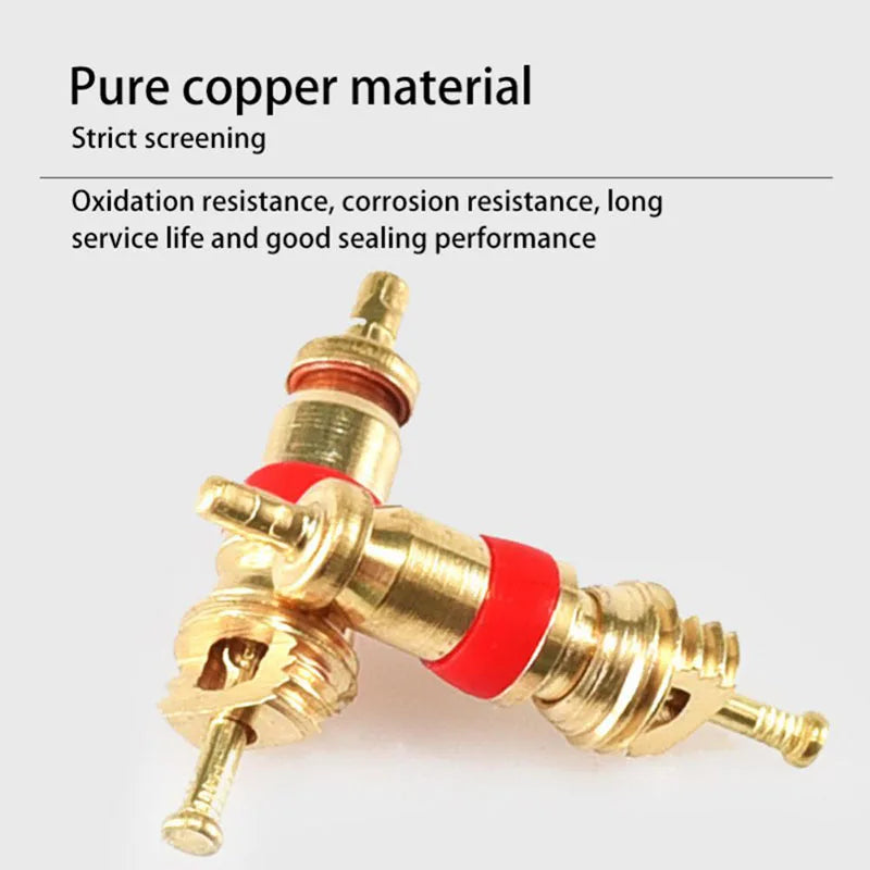 Copper Valve Core Car Motorcycle Bike Tire Valve Core American/US Vacuum Tyre Valve S alternate view