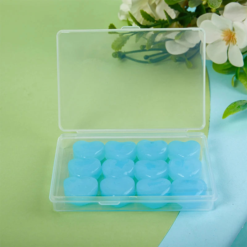 12 Pcs Silicone Ear Plugs Reusable Noise Reduction | Sleeping Protection close-up view