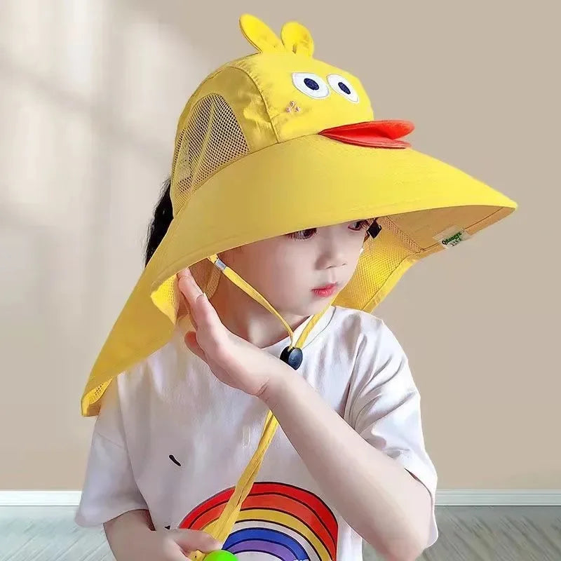 Summer Children's Sun Hat | Foldable Baby Beach Hat with UV Protection lifestyle view