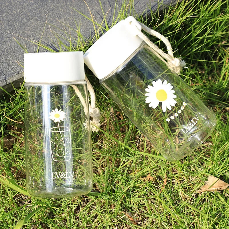 400ml Drinkware Daisy Custom Water Bottle Stainless Steel Thermos Bottle Drink Item additional angle