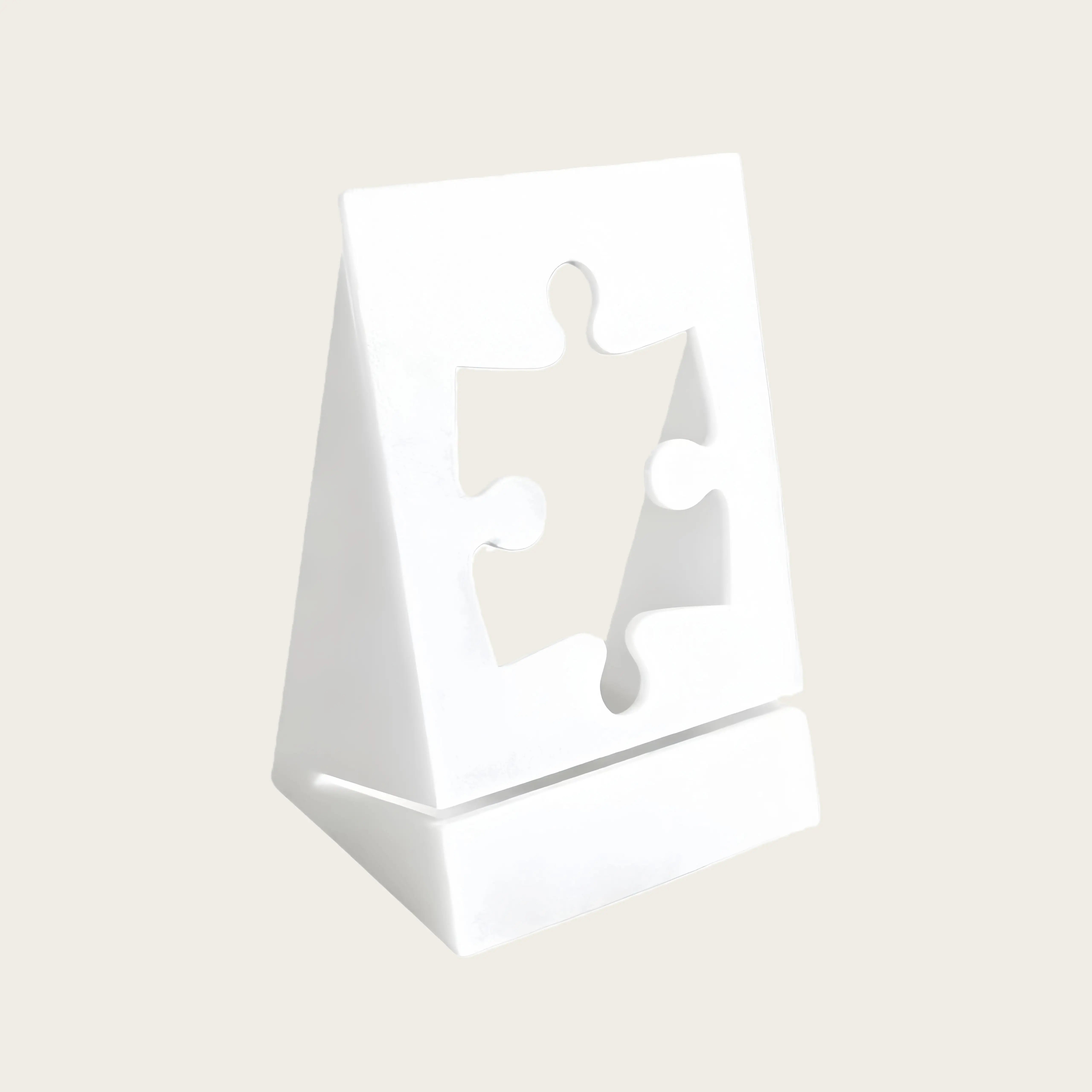 1pc Puzzle Poster Box Cover Display Stand | Durable Plastic Collectible Display detail view