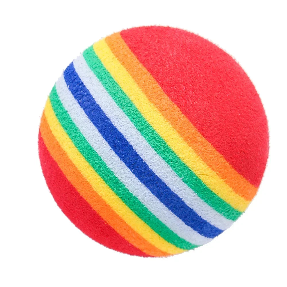 Ball Interactive Cat Dog Play Chewing Rattle Scratch Ball Training Balls Pet Toys close-up view