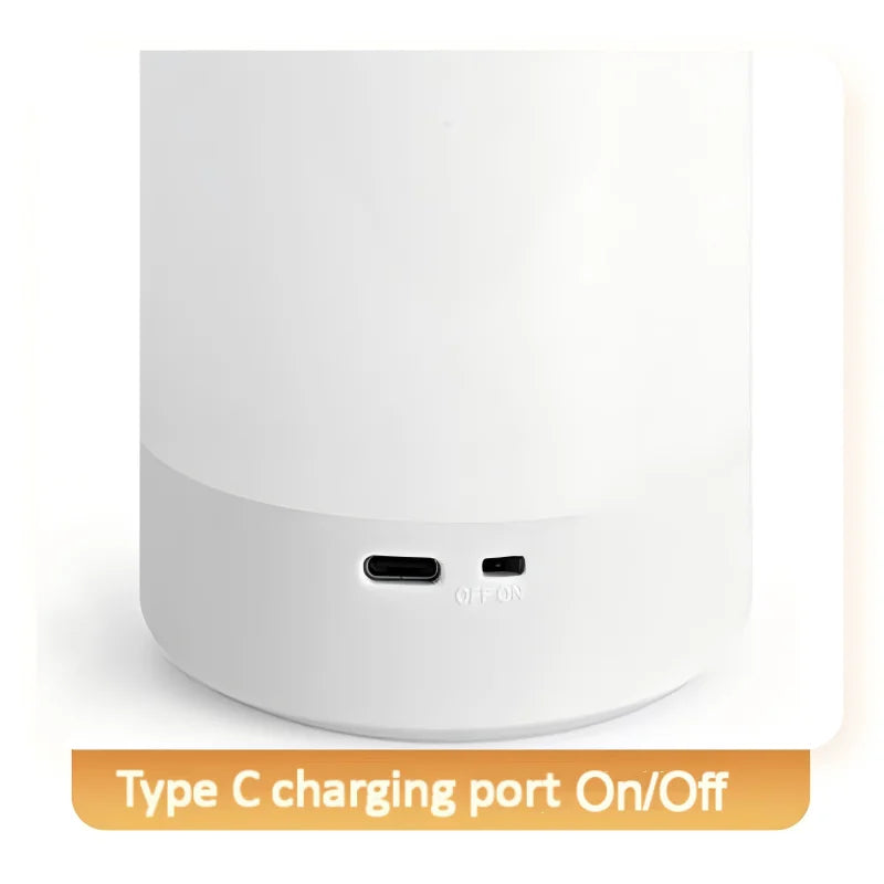 LED Touch Charging Night Light | USB Desk Lamp with Adjustable Brightness additional angle