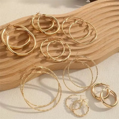 8 Pairs Dangle Earrings Set | Versatile Fashion Earrings for Women detail view