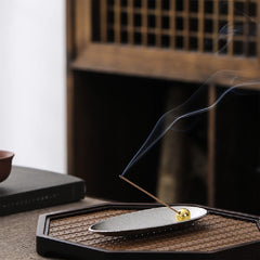 Alloy Copper Bead Incense Holder | Zen Tea Ceremony Incense Burner close-up view