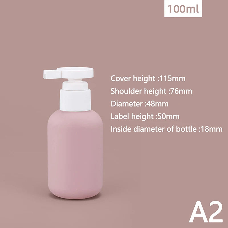 100ML-300ML PE Plastic Shampoo Shower Gel Foaming Soap Dispensers Refillable Bottles alternate view