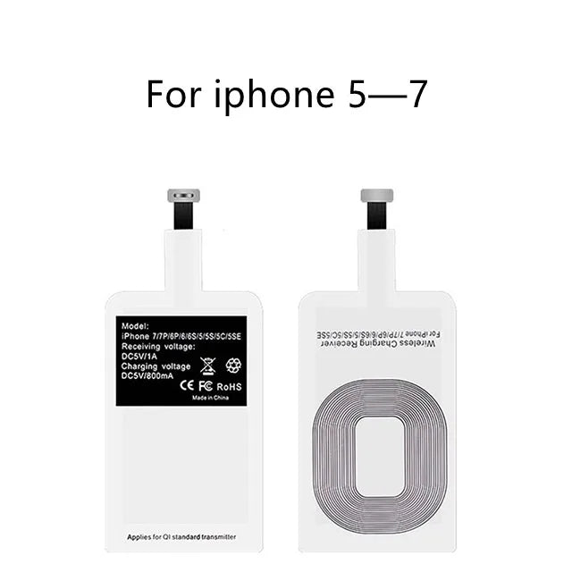 Universal Wireless Charging Receiver with Type-C Connector – Fast & Easy Charging - Onlytenbucks.com