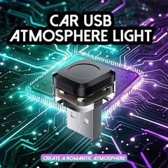 Mini Car USB LED Light | Portable Plug Play Ambient Mood Lamp for Auto Interior detail view