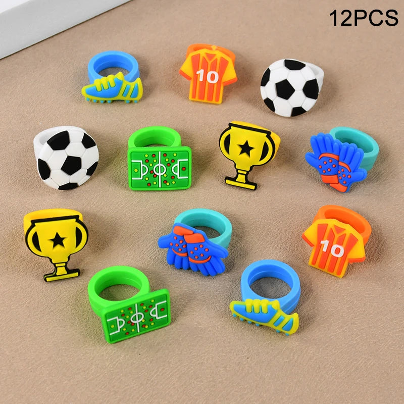 Soccer Party Bracelets Keychain Pin Ball Maze Game Toys Football Theme Kids Birthda additional angle