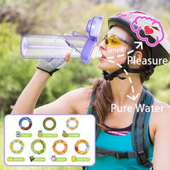 1pcs Air Flavor Pods Water Bottle Flavor Caps Fruit Scent Pods for Water Bottles Sport close-up view