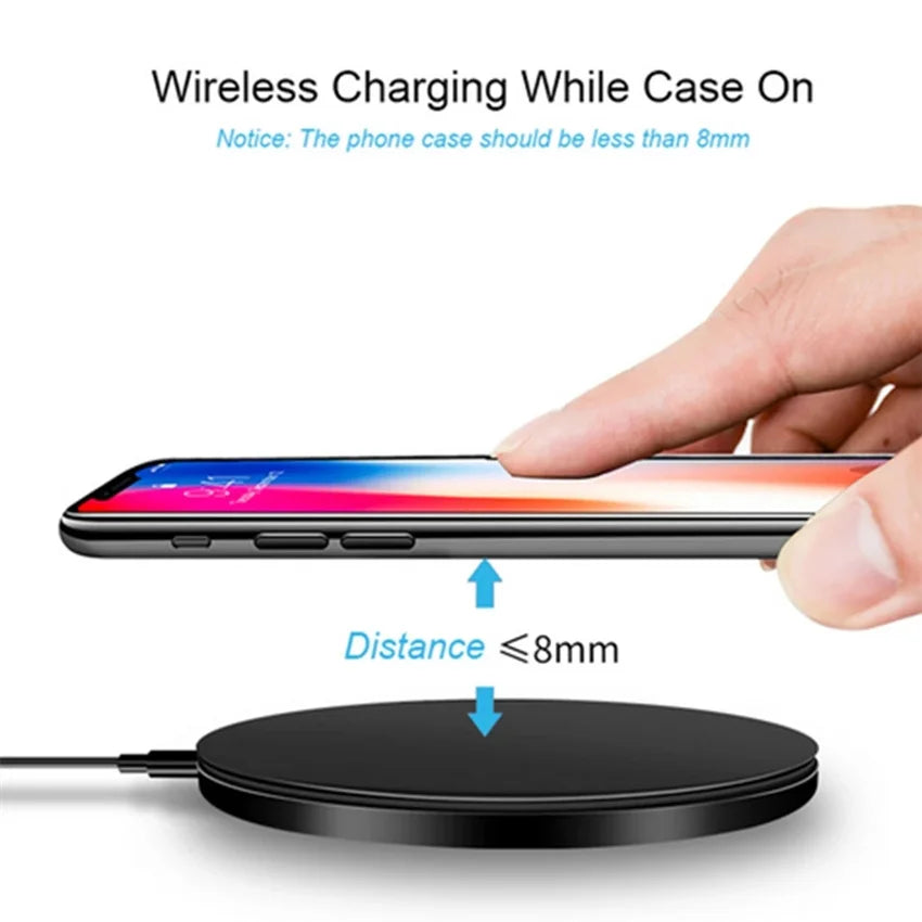 100W Fast Wireless Charger Pad with LED Indicator - Onlytenbucks.com