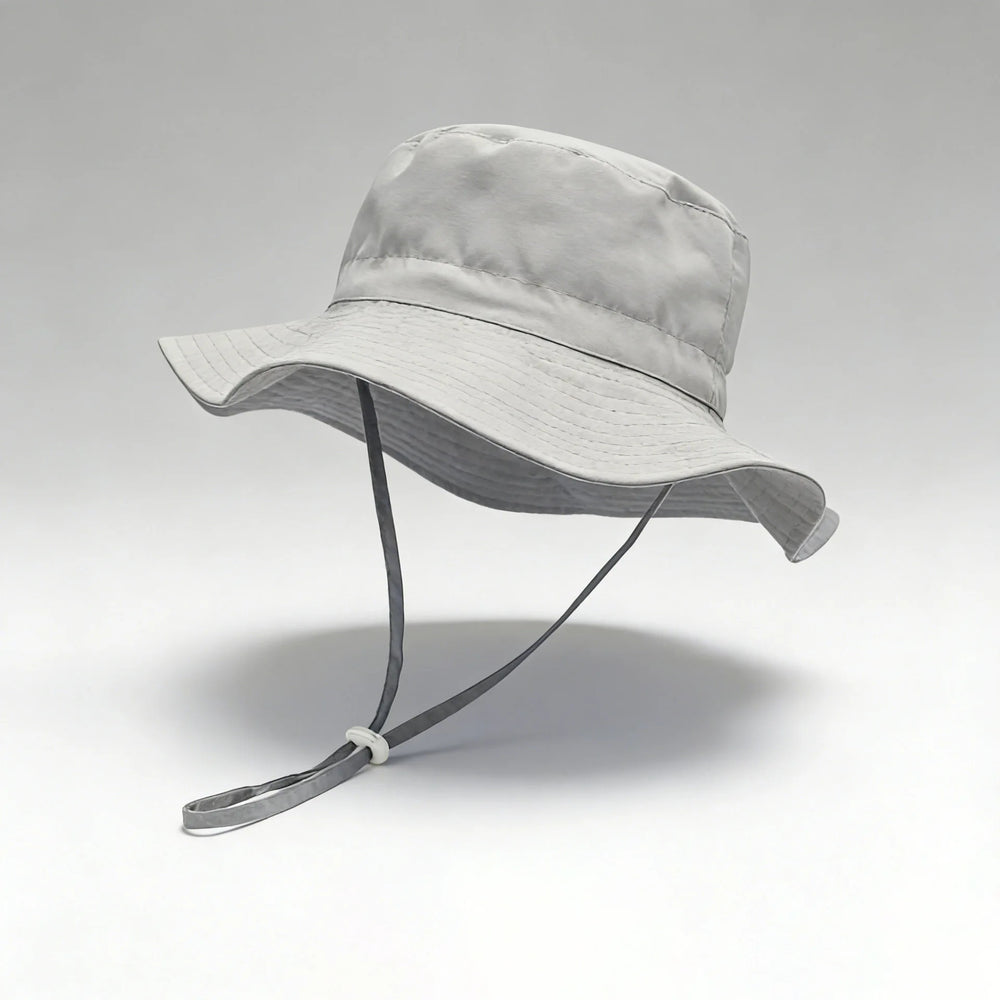 Solid Color Kids Fisherman Hat | Unisex Summer Sun Protection Hat additional angle
