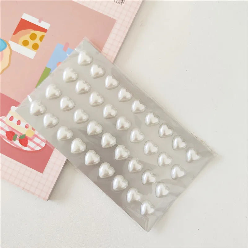 Heart Stickers 3D Stereoscopic Crystal Heart Shining Sticker for DIY Scrapbook Journal Kids Stationery Reward Supplies Stickers