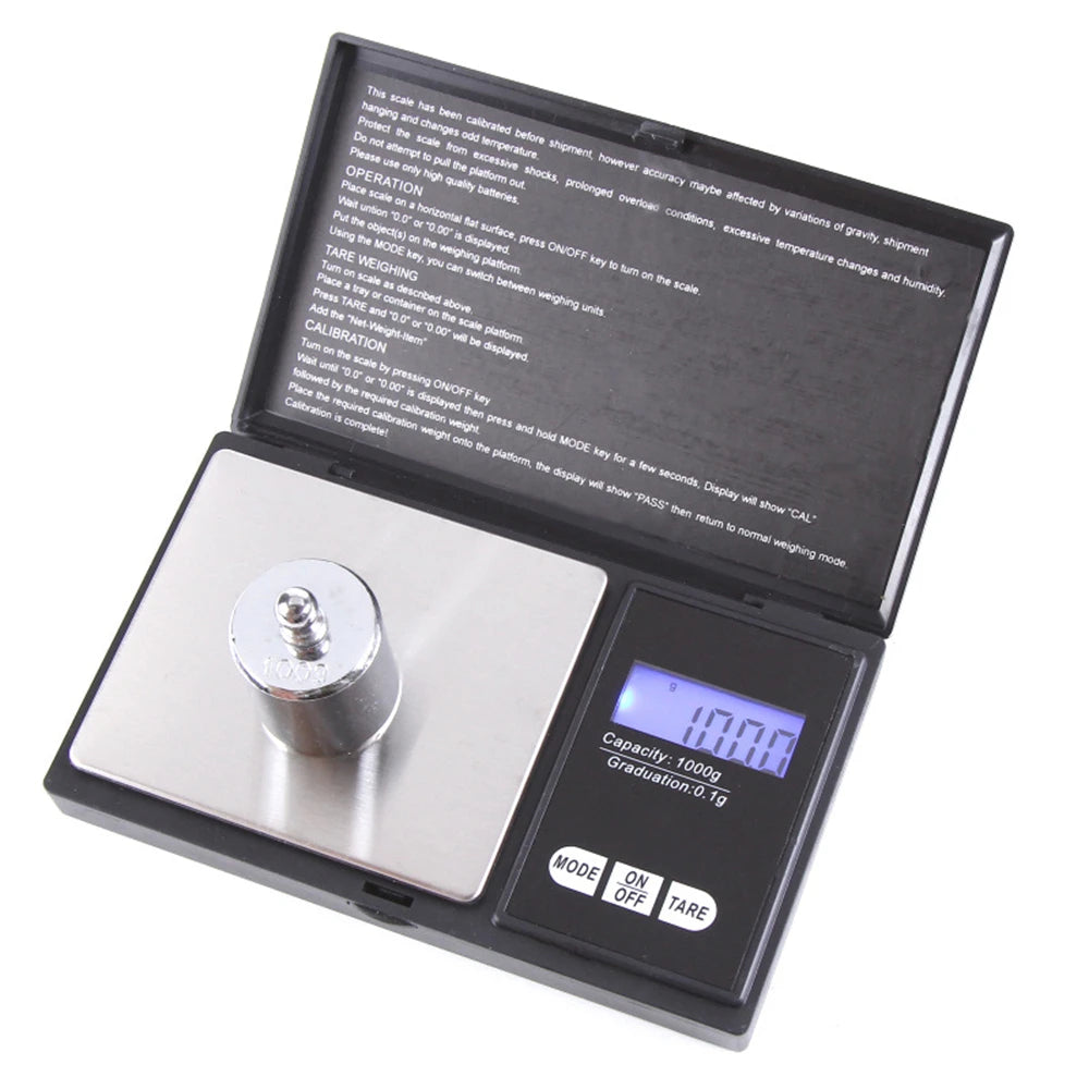 Mini Jewelry Scale 0.01g | Digital Pocket Scale for Gold, Coins, and Kitchen Use alternate view
