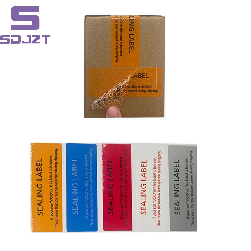 50Pcs Tamper Proof Warranty Void Labels | Security Seal Stickers for Product Protecti alternate view
