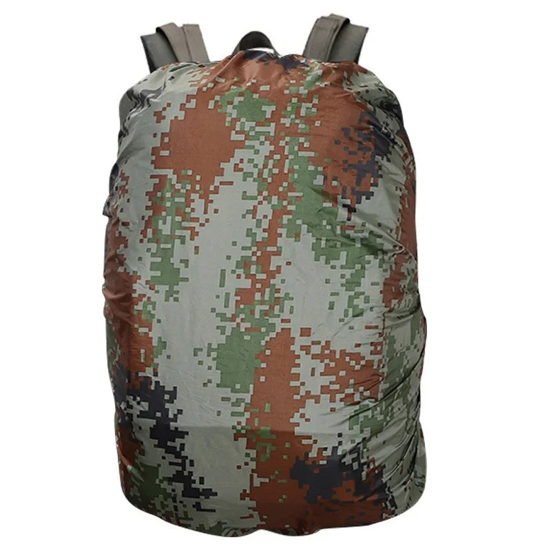 VULPO Waterproof Backpack Rain Cover | Lightweight Hiking Raincoat for 15-25L Bags lifestyle view