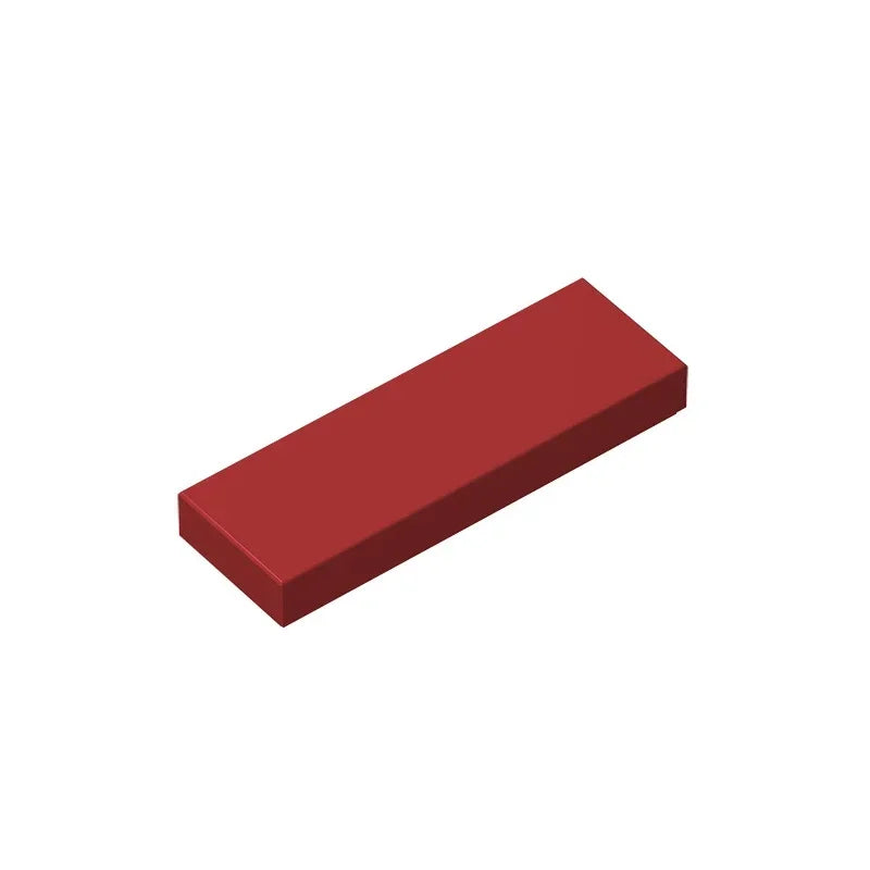 Gobricks GDS-562 Tile 1 x 3 Building Blocks | Compatible with Lego 63864 close-up view