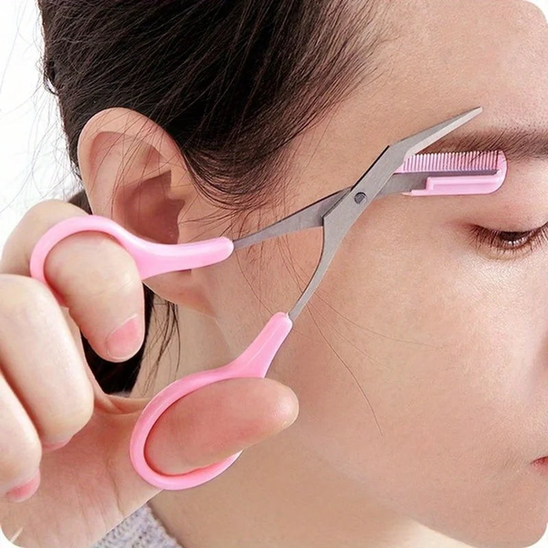 Stainless Steel Eyebrow Trimming Scissors