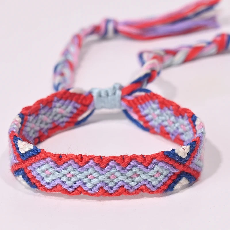 Rope Weave Bohemia Friendship Bracelet | Handmade Summer Beach Style Jewelry additional angle