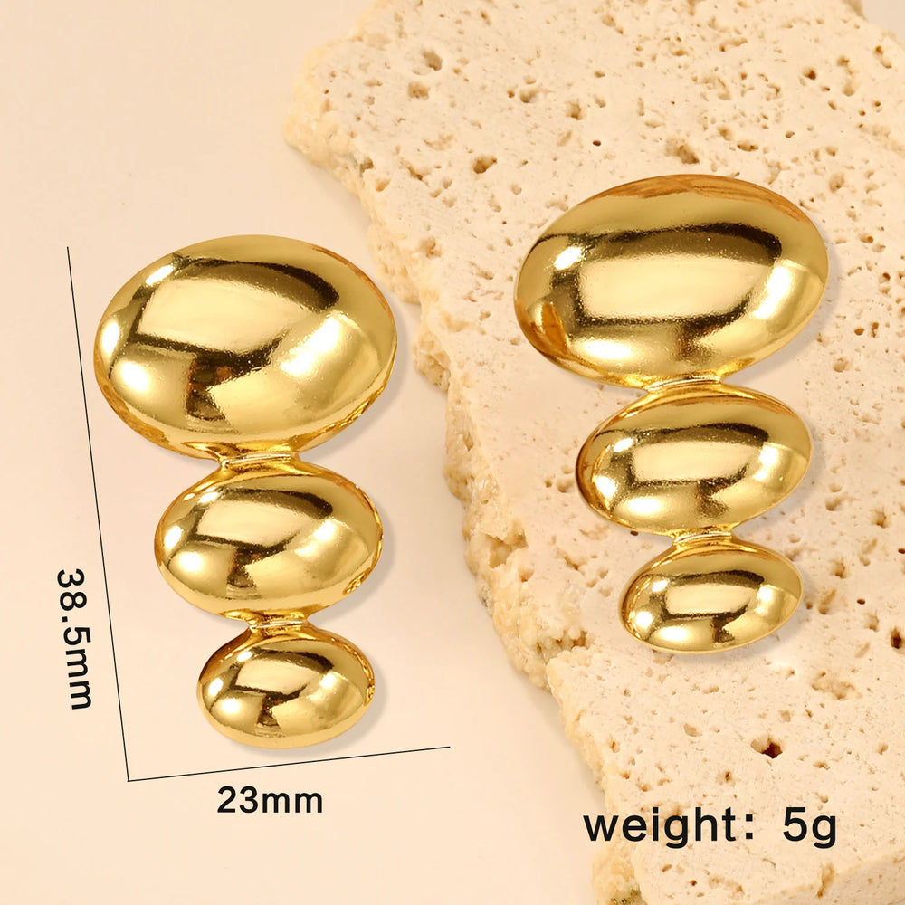 LUXUKISSKIDS Fairy Flower Earrings Stud | Gold-Plated Stainless Steel Piercing Jewelr alternate view