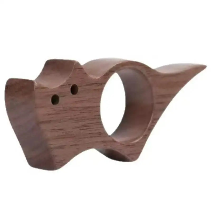 2026 New 1pcs Wooden Animal Pet Cat Dog Bookmark Page Marker With Metal Ring Student lifestyle view