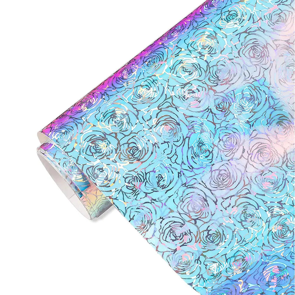 Rainbow Gradient Adhesive Craft Vinyl Sheet | Self-Adhesive Decal for DIY Crafts, Wal alternate view