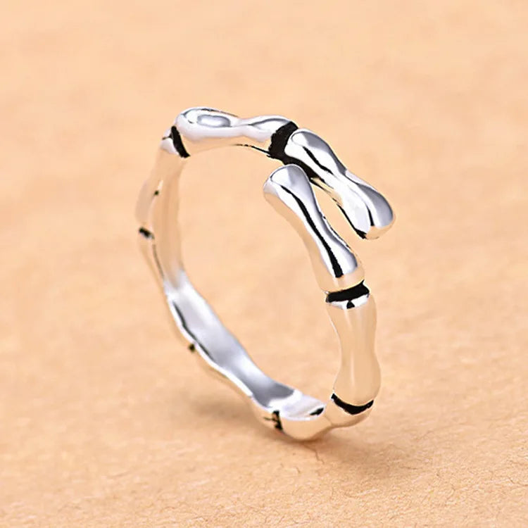 925 Sterling Silver Zircon Adjustable Ring | Women's Cocktail Jewelry additional angle