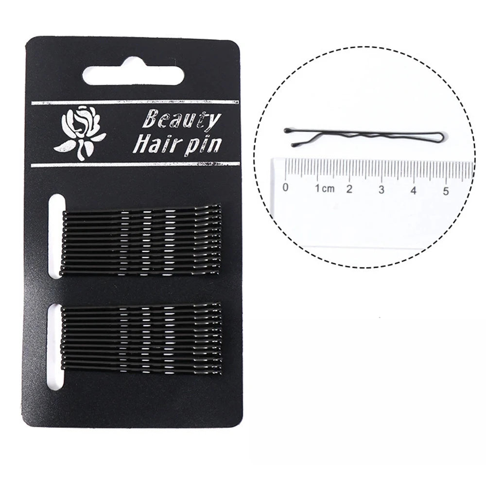 24Pcs/set Hair Clip Ladies Hairpins Girls Hairpin Curly Wavy Grips Hairstyle Hairpins alternate view