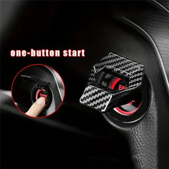 Car Engine Start Stop Switch Button Cover Decorative Ring Protection Cover