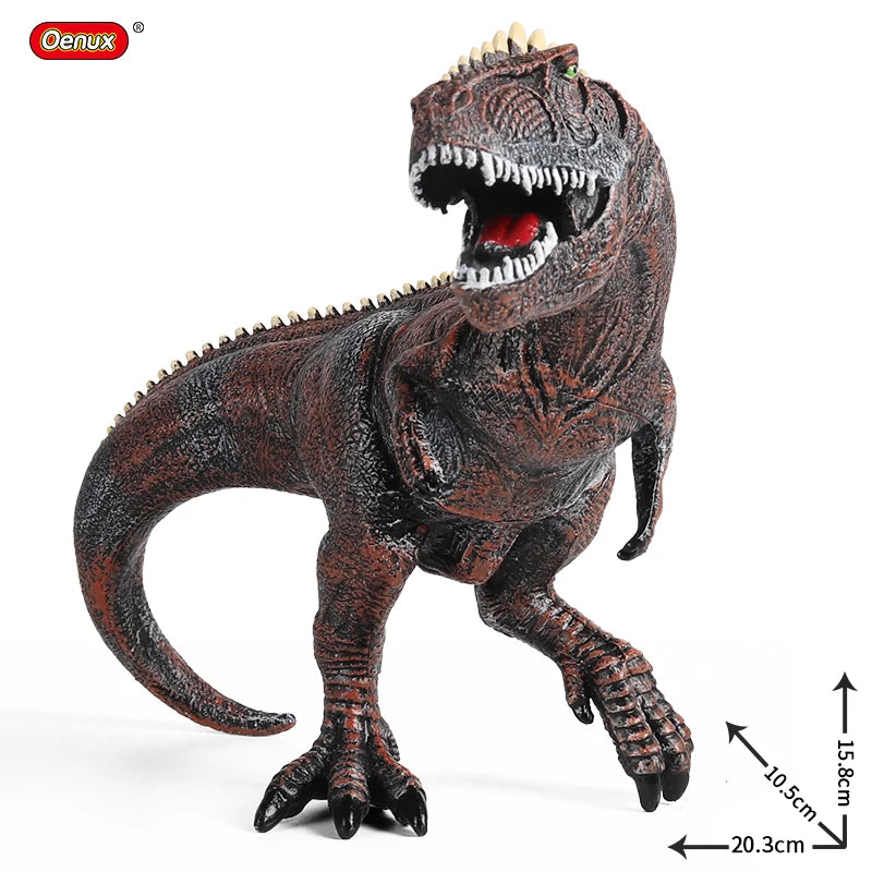 Oenux Dinosaurs World Action Figures | Savage Jurassic Indominus Rex Spinosaurus Tricera detail view