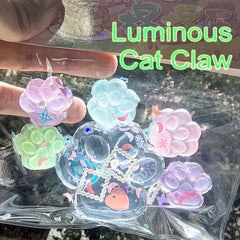 Luminous Cat Paw Hamster Squishy Squeeze Toy Stress Relief Party Antistress Rising Toys For Adult Ki