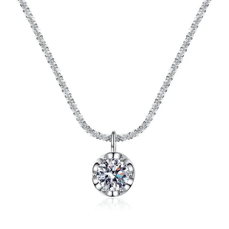 Andara Luxury 925 Sterling Silver AAAAA Zircon Pendant Necklace Fashion Italian Sil additional angle