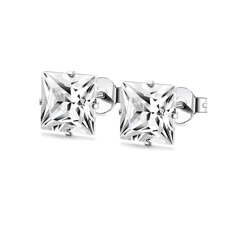 EVISPOL 316L Stainless Steel Small Hoop Earrings For Women Man Hypoallergenic Stud Ea alternate view